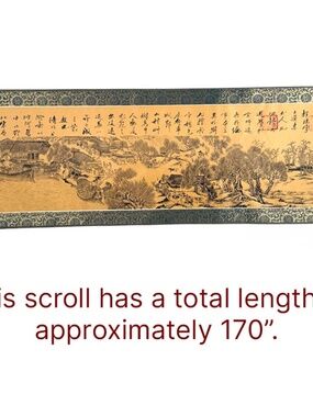 Qingming Shanghe Tu - Along the River During Qingming Festival - Chinese Scroll